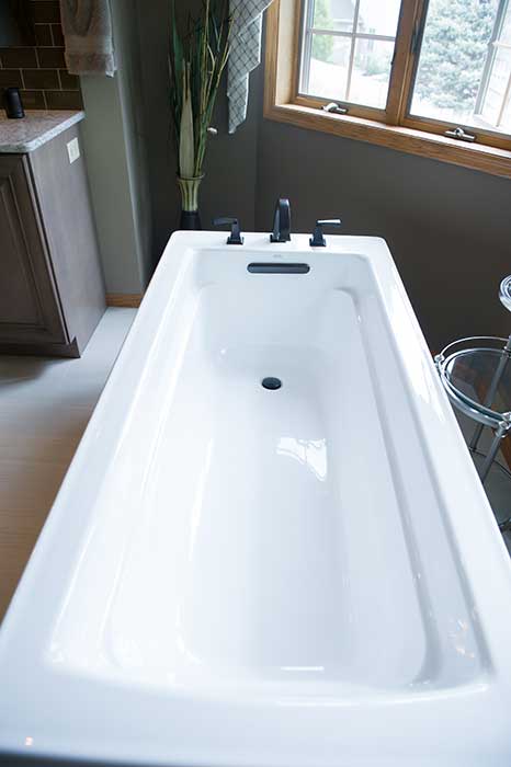 White bathtub