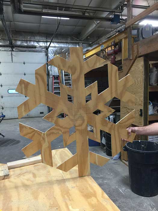 How to make Gorgeous Wood Snowflake 