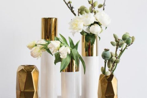 Beautiful Vases at an Interior Design Showroom in Madison, WI
