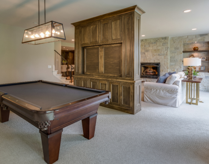 Basement remodel Madison WI